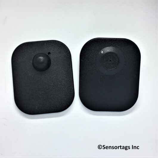 a picture of 2pcs Black Mini Tag