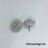 2 pieces of Security Tag Pins White