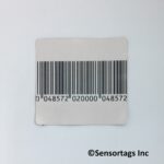 image of barcoded checkpoint security labels